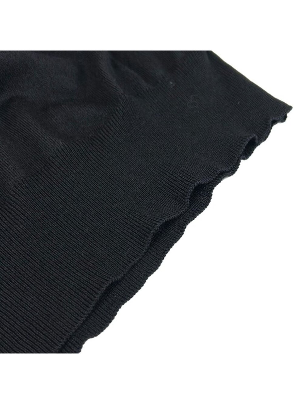 Prada Long Sleeve Polo Shirt 46 S Black White Detachable Collar - Picture 8 of 8